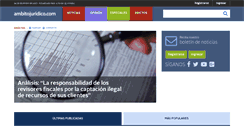 Desktop Screenshot of ambitojuridico.com